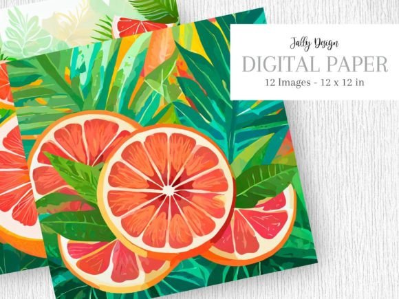 Colorful Grapefruit Cartoon Backgrounds: A Refreshing Direction in Visual Design