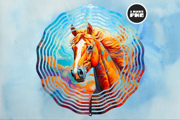 Evaluating the Horse Wind Spinner JPG for Sublimation as a Design Resource