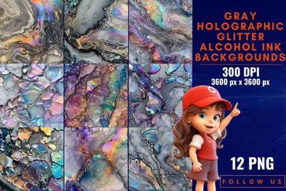 Gray Holographic Glitter Alcohol Ink: The Subtle Revolution in Visual Communication and Design
