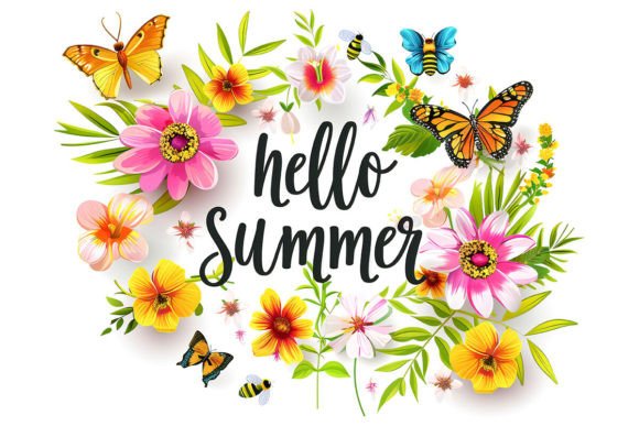 Hello Summer Text Lettering: Creative Ways to Brighten Your Summer Projects