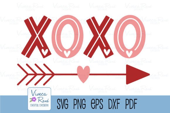 Hugs Kisses, XOXO I Love You SVG PNG for Creative Projects