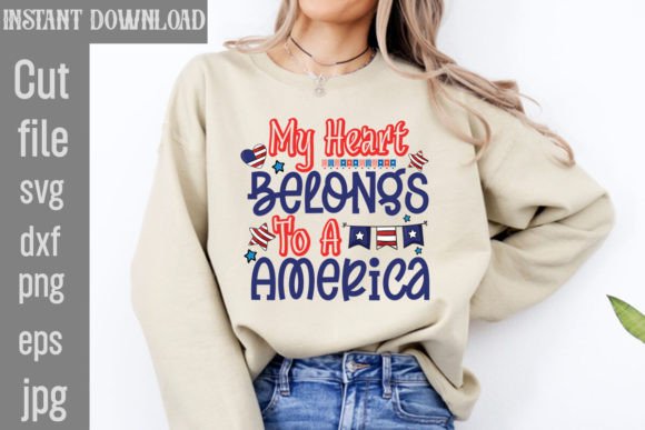 My Heart Belongs to a America SVG