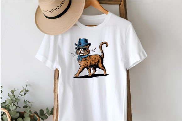 Smart Cat Clipart Design for Modern Creators