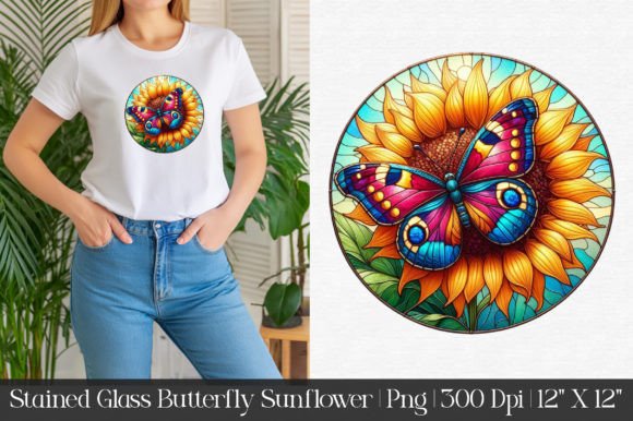 Stained Glass Butterfly Sunflower: A Strategic Approach to Artistic Design and Purposeful Branding